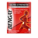 BENGAY Ultra Strength Pain Relieving Patches Large Size 4 Each (Pack of 5)