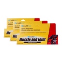 CareAll Muscle & Joint Vanishing Scent Gel, 3.0 oz. (3 Pack), Non-Greasy, Pain Relief Gel for Muscle, Back and Minor Arthritis, Topical Analgesic, 2.5% Menthol