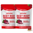 Beet Chews,Beetsroot Heart, Nitric Oxide Support Soft Beets Heart Chews,Grape Seed Extract &Beet Root Powder Energy Supplement,60 (Pomegranate Berry Flavor) (2)