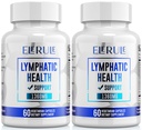 Lymphatic Support Supplement, Lymphatic Drainage Supplements with with Dandelion, Burdock, Echinacea, Lemon & More, Lymph System Support for Men and Women – 120Capsules