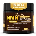 NMN Supplement 1000mg, Potent NAD+ Boost Complex, Pure Organic NMNH Alternative Blended with Resveratrol, TMG and Quercetin for Cell Health, 120 Capsules