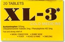 XL-3 XL-3 Cold Medicine 20 Ct
