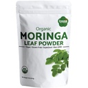 Iyasa Holistics Organic Moringa Leaf Powder 16 oz - USDA Certified Pure Moringa Oleifera Superfood Powder - Green Smoothie, Tea, Energy Booster - Pure Ayurveda Products