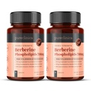 pureclinica Double Strength Berberine Complex – 700mg Active Berberine x 120 Caplets (2 Bottles of 60) – 4 Month Supply – with Dihydroberberine, Ceylon Cinnamon, Milk Thistle, Inositol