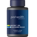 ProHealth NMN Pro 250 Sustained Release (60 Tablets) 250 mg Uthever® NMN. NAD+ Precursor for Cellular Energy, Mitochondrial Support & Healthy Aging. USA Manufactured, Triple Lab-Tested