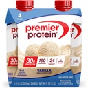 Premier Protein Shake, Vanilla, 30g Protein, No Added Sugar, 24 Vitamins & Minerals to Support Immune Health, 11 fl oz, 4 Pack