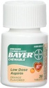 Bayer Chewable Aspirin Orange, 81mg, 36 Tablets (Pack of 4)