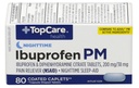 Topcare, Ibuprofen PM Caplets, 80 Count