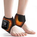 MOAJAZA Cordless Ankle Heating Pads, Ankle Massager with Heat, Foot Massager for Neuropathy, Rechargeable Heated Ankle Wrap with 3 Heating and Vibration Modes, Auto Shut-Off