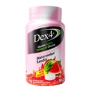 Dex4 Glucose Tablets, Fast Acting Glucose, 4g Pre-Measured Glucose per Tablet, Fat-Free, Gluten-Free, Watermelon, 50 Tablets per Bottle, 12-Pack (600 Units)