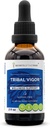 Tribal Vigor Alcohol-Free, Glycerite Eleuthero Siberian Ginseng, Catuaba, Barrenwort - Horny Goat Weed, Muira Puama, Saw Palmetto, Tribulus. Tincture, Herbal Extract Wellness Support (2 FL OZ)