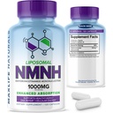 Liposomal NMNH 1000mg - 120 Capsules, Dihydronicotinamide Mononucleotide NAD+ Precursor - Ultra-Absorbable NAD Plus Complex, Liposomal NMN Supplements Capsules for Aging Support & Cellular Energy