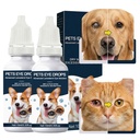 Cataract Drops For Dogs, Natural Safe Dog Eye Drops For Soothe Itching Irritation & Dry Eyes, Improve Eye Vision Clarity, Not For Human Pet Tear Stain Cleaner Suitable for All Animals (2 X 10 ml)