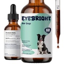 Eyebright for Dogs, Liquid Eye Wellness Supplement with Eyebright Herb Extract, Supports Eye Comfort, Clear Vision & Daily Visual Wellness for Dogs, Oral Drops, 2 fl oz