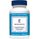 The Vitamin Shoppe Vitamin E 400IU - Antioxidant Support for Skin Health & Immune Function, Daily Vitamin (240 Softgels)