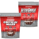 Myogenix Critical Mass Chocolate 5 lbs & Aftershock Wildberry Blast 6 lbs – Critical Mass: Whey Protein Powder, Creatine & Glutamine – Aftershock Recovery Carbohydrates, Protein Powder, & Aminos Stack