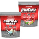 Myogenix Critical Mass Vanilla 5lbs & Aftershock Fruit Punch 6 lbs – Critical Mass: Whey Protein Powder, Creatine & Glutamine – Aftershock: Recovery Carbohydrates, Protein Powder, & Aminos Stack