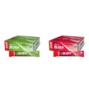 CLIFF BLOKS Energy Chews Bundle - Salted Watermelon 2X Sodium 2.12oz (18 Count) and Strawberry 2.12oz (18 Count)