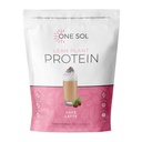 One Sol Lean Plant-Based Protein Powder, Pea & Brown Rice Protein, Low Carb, Vegan Friendly - Gluten, Lactose, & Soy Free - No Added Sugar, Non-GMO, Clean Nutrition, No Bloating (Latte)