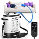Cold Therapy Machine, Program Timer Ice Machine for Knee After Surgery, Portable Ice Therapy Machine with Quiet Pump, Large Cold Pad for Ankle, Arm Joints, Sports Injuries, Cryotherapy Pain Relief