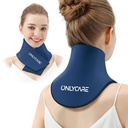 ONLYCARE Neck Ice Pack Wrap Gel - Upgraded Shoulder Ice Packs for Injuries Reusable, Hot and Cold Compress Ice Packs for Neck, Relief of Pain, Office Pressure, Swelling, Sprains