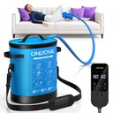 Cold Therapy Machine, Program Timer Ice Machine for Knee After Surgery, Portable Ice Therapy Machine, Compression Pad for Ankle, Arm Joints, Sports Injuries, Cryotherapy Pain Relief, Bright Blue