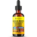 JB Wellness Co Organic Maca Root Liquid Drops with Ashwagandha, Nettle, Fenugreek, Beet Root and L-Arginine Liquid Multivitamin for Women and Men - 2oz