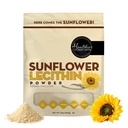 Healthier Comforts Sunflower Lecithin Powder (12 oz) | Non-GMO, Plant-Based Emulsifier for Smoothies, Baking, Chocolate, Salad Dressings & DIY Skincare | Natural Phospholipid Source