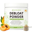 Debloat Powder for Digestive Health, Natural Bloating Relief, Water Retention & Gut Balance Support, Digestive Enzymes for Women & Men, Peach Mango Flavor, Non GMO, 40 Servings, 200g