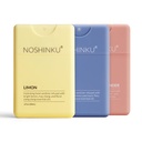 Noshinku - Refillable Hand Sanitizer Discovery Deux 3-Pack, Travel Size Spray, Hydrating Botanical Oils, Natural Ingredients, All Natural Fragrances, Sugarcane Derived Alcohol, No Parabens, No Dyes