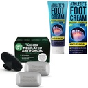 Terramed Just Think Comfort Soothing Antifungal Foot Care Bundle with Athlete’s Foot Cream and Antibacterial Soap for Ringworm, Itchy Skin and Cracked Heels