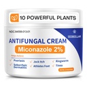 Antifungal Cream for Athletes Foot Jock Itch Ringworm Seborrheic Dermatitis Folliculitis Tinea Miconazole 2% Skin Fungus Relief Anti Fungal Athletes Foot Treatment for Humans 3.4 oz, 100g