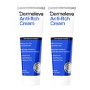 Dermeleve Dermatologist Recommended Steroid Free Anti-Itch Cream - Extra Strength, Safe, Full Body Itch Relief | 2 oz (2 Pack)