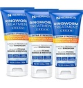 Hermon Antifungal Ringworm Cream for Humans - Helps Relieve Itching, Redness & Discomfort from Ringworm, Jock Itch, Athlete’s Foot & Tinea Versicolor - Gentle for Adults & Kids 3Pack