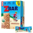 Zbar - Cinnamon Roll - Soft-Baked Energy Snack Bars - Non-GMO - 13g Whole Grains - USDA Organic Granola Bars - Snacks for Kids (12 Pack)
