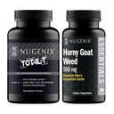 Nugenix Essentials Horny Goat Weed and Total-T Testosterone Booster for Men