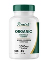 Raslok Organic Chlorella Tablets 2000 mg Per Serving (180 Tablets) – Premium Algae from Parry Nutraceuticals (E.I.D. Parry) – Whole Cell, Non-GMO, Plant-Based Supplement