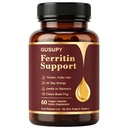 Ferritin Supplement for Women – Iron + Vitamin C & B12 Capsules for Energy, Fatigue Support, Energy Support for Daily Wellness, 60 Count
