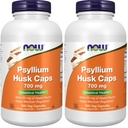 NOW Foods Supplements,Psyllium Husk Caps 700 mg with 50 mg of Apple Pectin,Intestinal Health*,360 Veg Capsules,(Pack of 2)