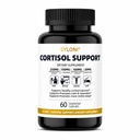 Cortisol Supplements for Women- Ashwagandha, L-Theanine & Passion Flower, Melatonin-Free Formula for Healthy Stress Response, Calm, Relaxation & Restful Sleep, Lab Tested, 60-Day Supply