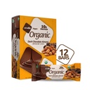 NuGo Organic Dark Chocolate Almond, 10g Vegan Protein, Gluten Free, 12 Count