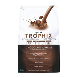 Syntrax Nutrition Trophix, Ultra Sustained-Release Protein Powder Blend, Chocolate Supreme, 2 lbs.
