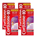 Cortizone-10 Maximum Strength Intensive Healing Itch Relief Cream, 1% Hydrocortisone, Fast-Acting, Anti-Itch Cream for Bug Bites, Rash, Eczema, Psoriasis, Poison Ivy, Oak, Sumac & More, 2 oz, 4 Pack
