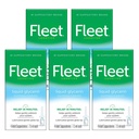 Fleet Liquid Glycerin Suppositories, 4 Bottles x 7.5 mL (Pack of 5)