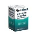 NeilMed Glycerin Laxative Suppositories, Gentle Relief from Constipation, Fast Acting, indivdually Wrapped, 60 ct