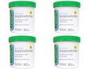 Fleet Glycerin Suppositories Adult Laxative 100 Count (Pack of 4)