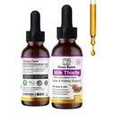 Milk Thistle for Dogs and Cats | Liver Cleanse Detox & Repair with Dandelion Root | Kidney Support Supplement| Herbal Remedy | Denamarin for Dogs| Natural Liquid Vitamins| Bacon Flavor | 2 oz (60 ml)
