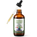 Thyroid Support Drops, Thyroid Support for Women & Men with Iodine, Selenium, Zinc & L-Tyrosine Supports Energy Levels, Stress Relief, Stress Relief, Thyroid Liquid Drops, 120 ML 4 Fl Oz