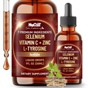 7in1 Selenium Liquid Drops Selenomethionine for Men & Women – Thyroid Support Supplement – High Absorption Tincture – for Immune & Energy Support - 1 FL Oz - 60 Day Supply
