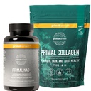 Primal Harvest Daily Two-Step Routine | NAD+ + Pure Collagen | 2 Pack | 30 Day Supply